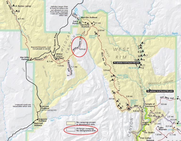 Backpacking Zion's West Rim Trail